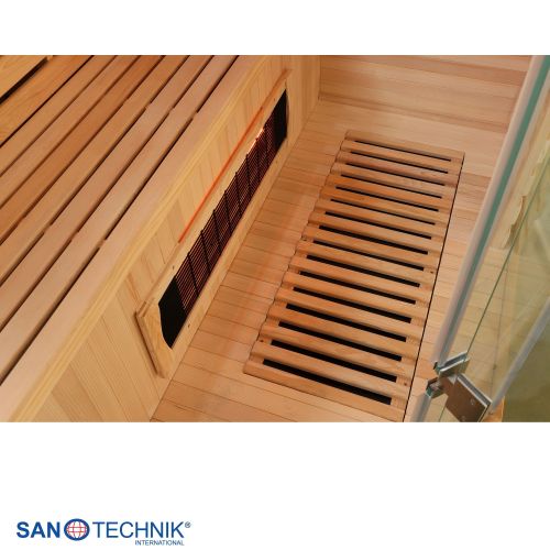 Sanotechnik DELUXE Infrarotkabine für 3-4 Personen 150x150x200 cm