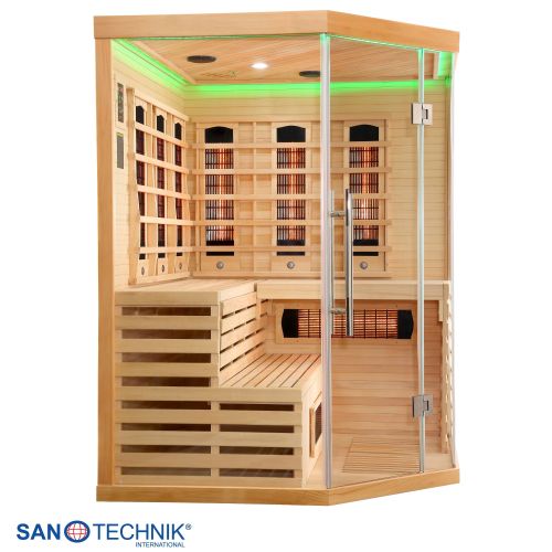 Sanotechnik DELUXE Infrarotkabine für 3-4 Personen 150x150x200 cm