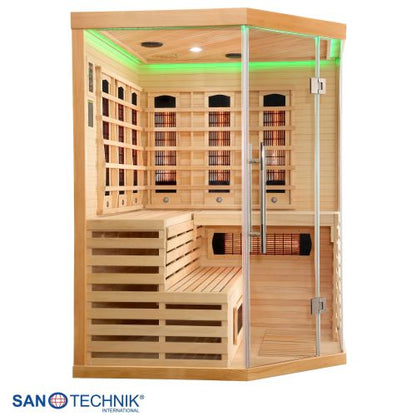 Sanotechnik DELUXE Infrarotkabine für 3-4 Personen 150x150x200 cm
