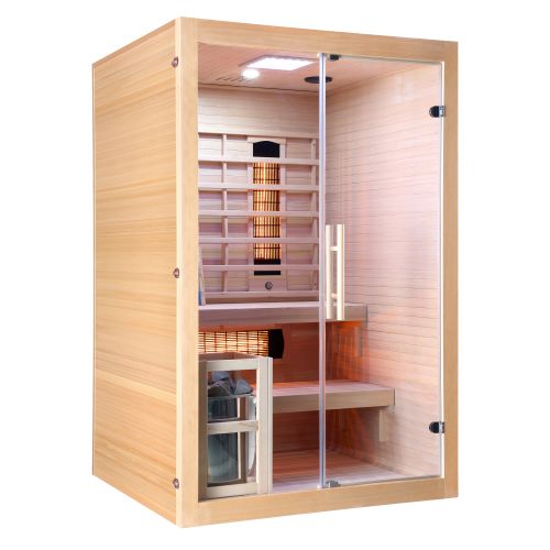 Sanotechnik TWIN COMBI Sauna+Infrarotkabine für 2 Personen 130x120x200 cm