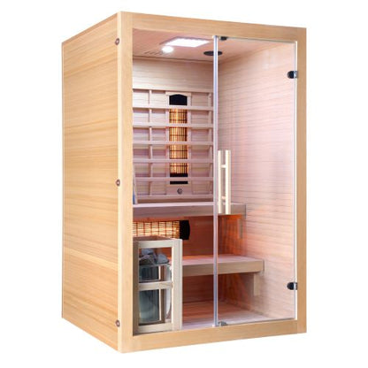 Sanotechnik TWIN COMBI Sauna+Infrarotkabine für 2 Personen 130x120x200 cm
