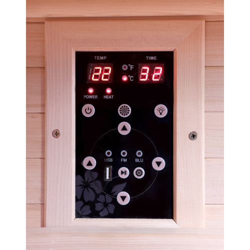 Sanotechnik TWIN COMBI Sauna+Infrarotkabine für 2 Personen 130x120x200 cm