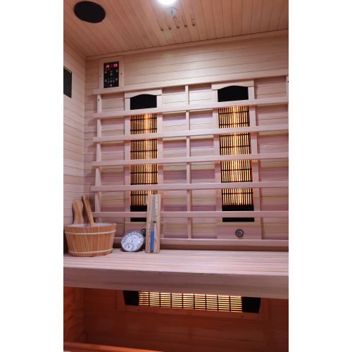 Sanotechnik TWIN COMBI Sauna+Infrarotkabine für 2 Personen 130x120x200 cm