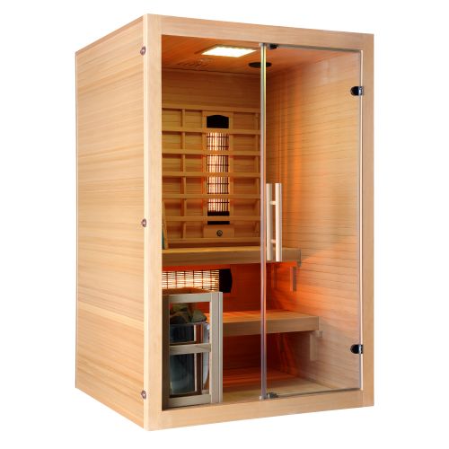 Sanotechnik TWIN COMBI Sauna+Infrarotkabine für 2 Personen 130x120x200 cm