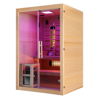 Sanotechnik TWIN COMBI Sauna+Infrarotkabine für 2 Personen 130x120x200 cm