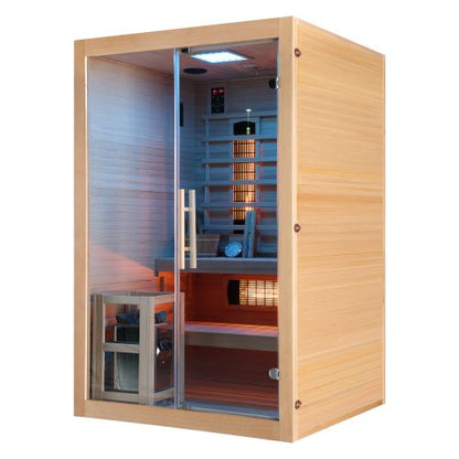 Sanotechnik TWIN COMBI Sauna+Infrarotkabine für 2 Personen 130x120x200 cm