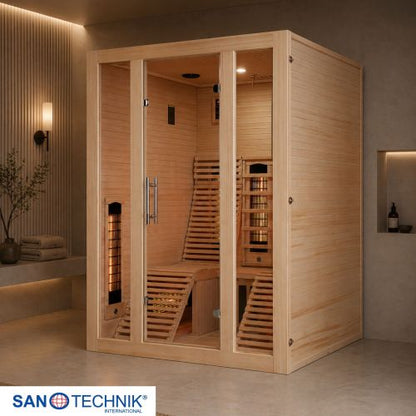 Sanotechnik OSLO Infrarotkabine für 2 Personen 150x150x200 cm