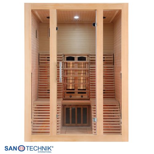 Sanotechnik OSLO Infrarotkabine für 2 Personen 150x150x200 cm