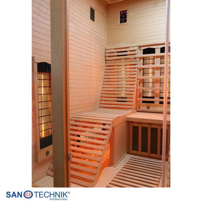 Sanotechnik OSLO Infrarotkabine für 2 Personen 150x150x200 cm
