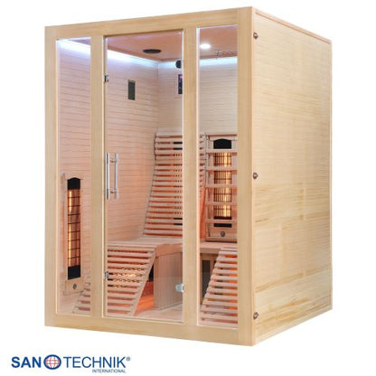 Sanotechnik OSLO Infrarotkabine für 2 Personen 150x150x200 cm