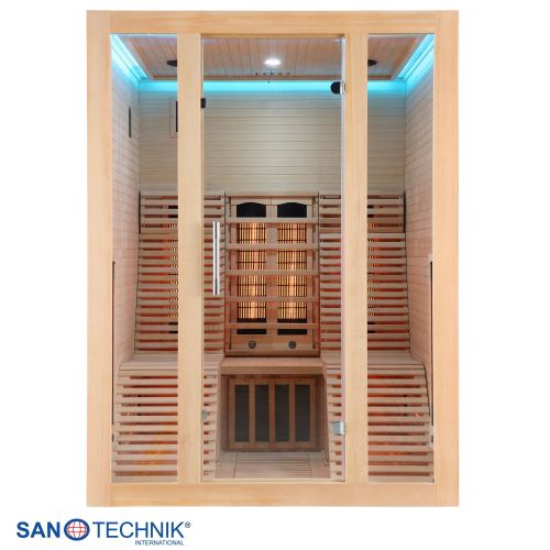 Sanotechnik OSLO Infrarotkabine für 2 Personen 150x150x200 cm