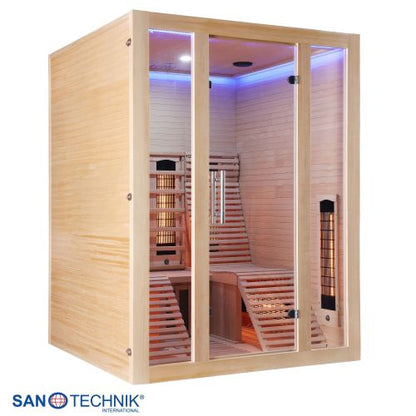 Sanotechnik OSLO Infrarotkabine für 2 Personen 150x150x200 cm