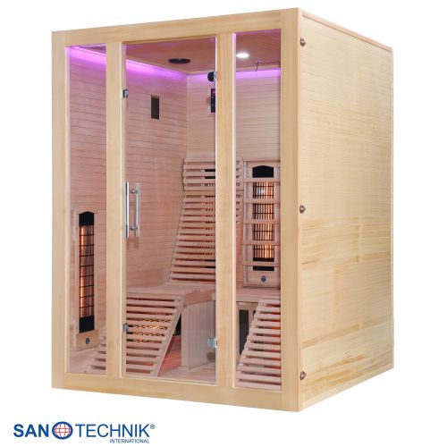 Sanotechnik OSLO Infrarotkabine für 2 Personen 150x150x200 cm