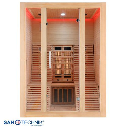 Sanotechnik OSLO Infrarotkabine für 2 Personen 150x150x200 cm