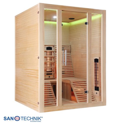 Sanotechnik OSLO Infrarotkabine für 2 Personen 150x150x200 cm