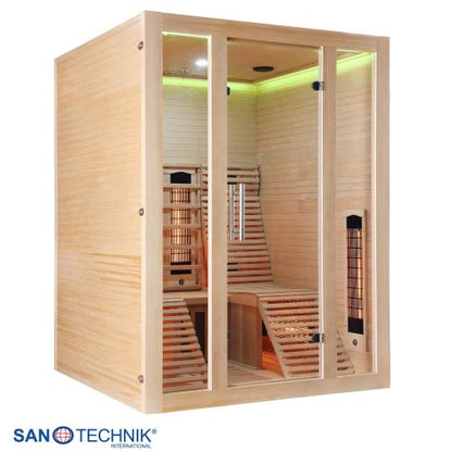 Sanotechnik OSLO Infrarotkabine für 2 Personen 150x150x200 cm