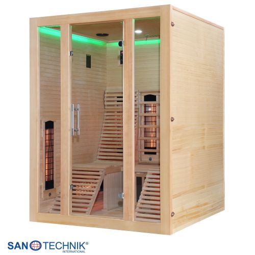 Sanotechnik OSLO Infrarotkabine für 2 Personen 150x150x200 cm