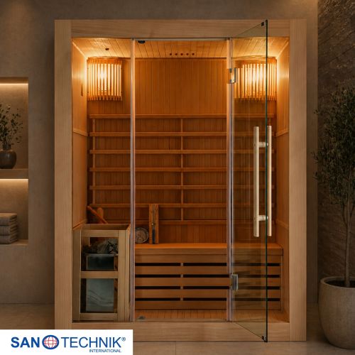 Sanotechnik RIGA Sauna 3 Personen 150x120x190 cm