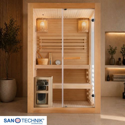 Sanotechnik PANORAMA Sauna für 2 Personen