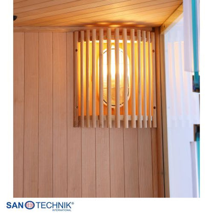 Sanotechnik TALLINN Finnische Sauna für 3 Personen 150x150x200 cm