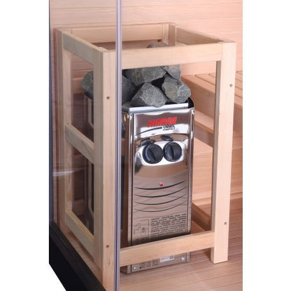 Sanotechnik PANORAMA BLACK Sauna Exklusive Heimsauna