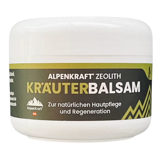 AlpenKraft® Zeolith Kräuterbalsam 100 ml | natürliche Regeneration & Pflege der Haut