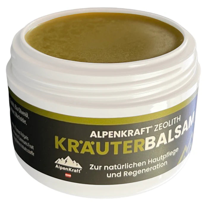 AlpenKraft® Zeolith Kräuterbalsam 100 ml | natürliche Regeneration & Pflege der Haut