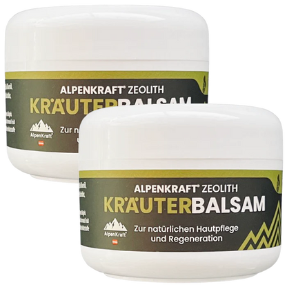 AlpenKraft® Zeolith Kräuterbalsam 100 ml | natürliche Regeneration & Pflege der Haut