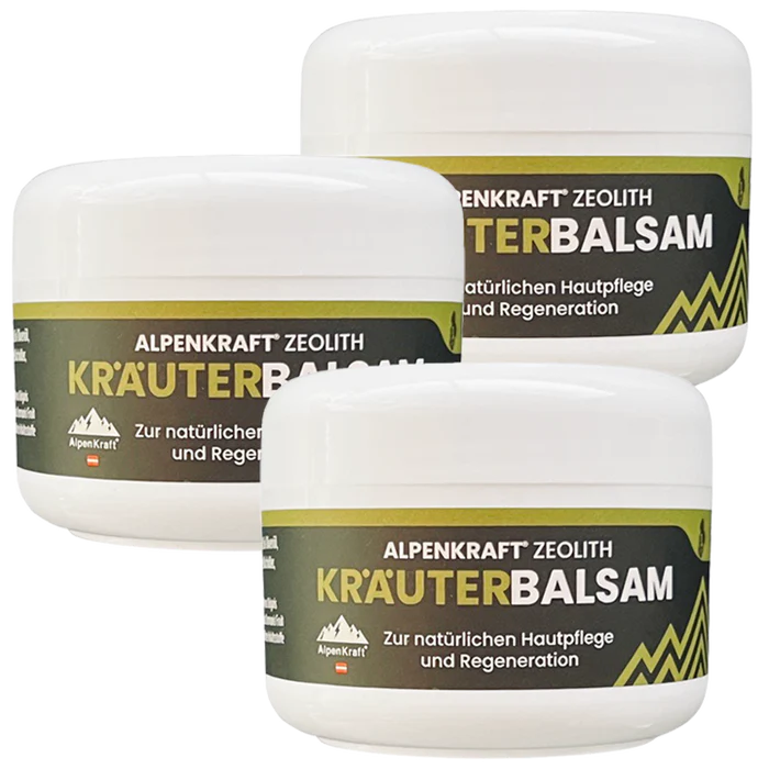 AlpenKraft® Zeolith Kräuterbalsam 100 ml | natürliche Regeneration & Pflege der Haut