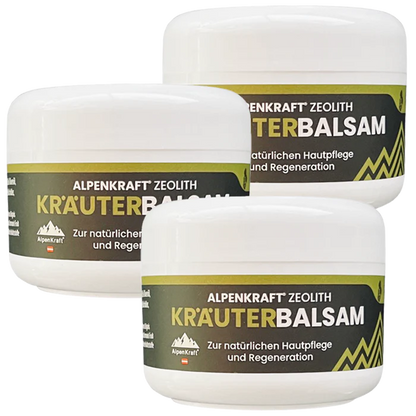 AlpenKraft® Zeolith Kräuterbalsam 100 ml | natürliche Regeneration & Pflege der Haut