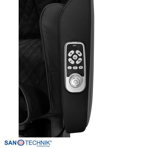 Sanotechnik - PRIMORA LUXUS - MASSAGESESSEL schwarz 70x140x104 cm