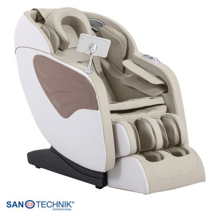 Sanotechnik - SENORA LUXUS – MASSAGESESSEL beige-braun 70x140x104 cm