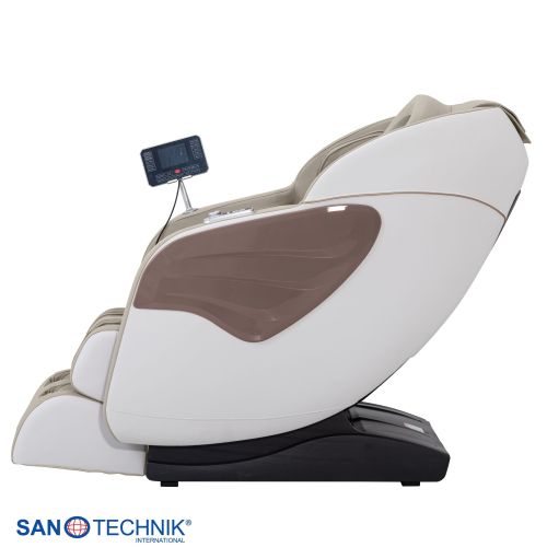 Sanotechnik - SENORA LUXUS – MASSAGESESSEL beige-braun 70x140x104 cm