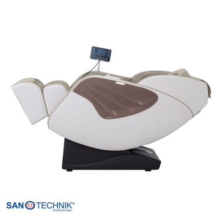 Sanotechnik - SENORA LUXUS – MASSAGESESSEL beige-braun 70x140x104 cm