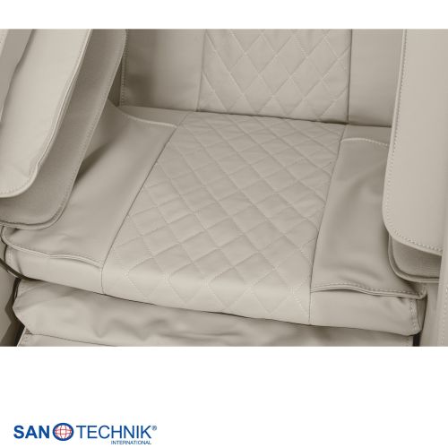Sanotechnik - SENORA LUXUS – MASSAGESESSEL beige-braun 70x140x104 cm