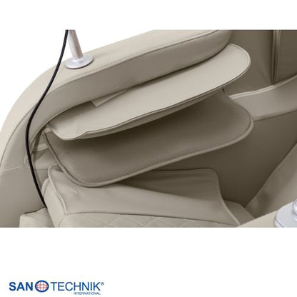 Sanotechnik - SENORA LUXUS – MASSAGESESSEL beige-braun 70x140x104 cm