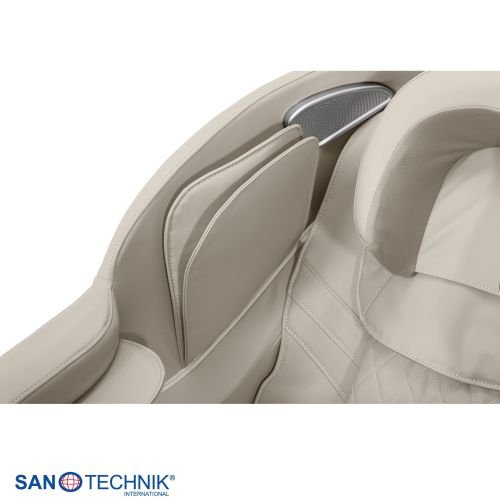 Sanotechnik - SENORA LUXUS – MASSAGESESSEL beige-braun 70x140x104 cm