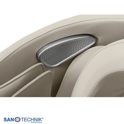 Sanotechnik - SENORA LUXUS – MASSAGESESSEL beige-braun 70x140x104 cm
