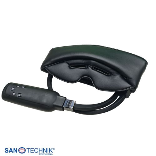 Sanotechnik MEDORA Luxus Massagesessel Schwarz/Braun 75x143x114 cm