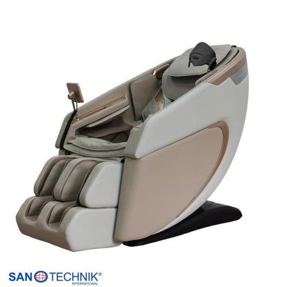 Sanotechnik RESTORA Luxus Massagesessel Beige/Creme 75 x 143 x 114 cm