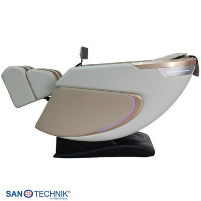 Sanotechnik RESTORA Luxus Massagesessel Beige/Creme 75 x 143 x 114 cm