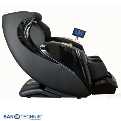 Sanotechnik LUXORA Luxus Massagesessel Schwarz 76x159x115 cm
