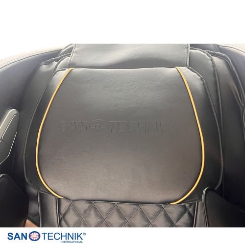 Sanotechnik LUXORA Luxus Massagesessel Schwarz 76x159x115 cm