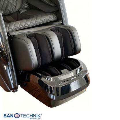Sanotechnik LUXORA Luxus Massagesessel Schwarz 76x159x115 cm