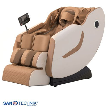 Sanotechnik - WELLORA Luxus-Massagesessel beige 73x140x102 cm