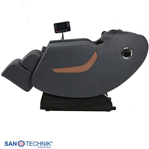 Sanotechnik HEALORA Luxus-Massagesessel grau 73x140x102 cm