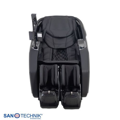Sanotechnik VALORA Luxus-Massagesessel Schwarz 75x164x110 cm