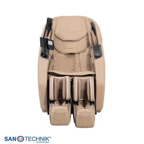 Sanotechnik AVORA Luxus Massagesessel Beige 75x164x110 cm
