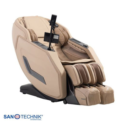 Sanotechnik AVORA Luxus Massagesessel Beige 75x164x110 cm