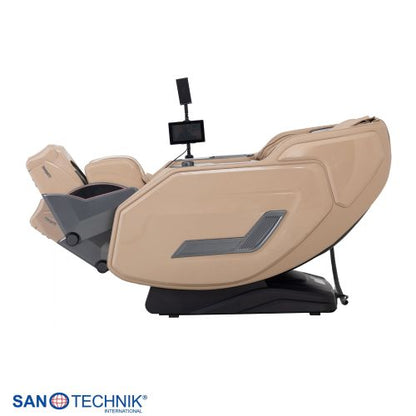 Sanotechnik AVORA Luxus Massagesessel Beige 75x164x110 cm